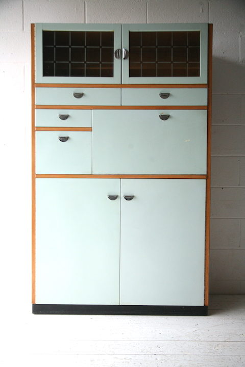 1950s Kitchen Cabinet | Cream and Chrome