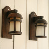 1940s Wooden Wall Lights (1)