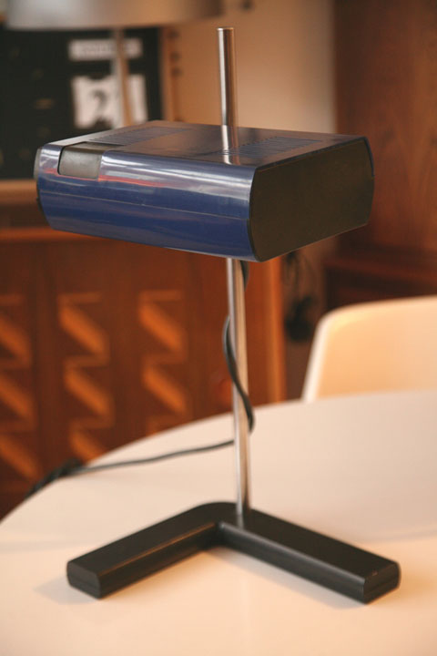 1970s French Plastic Desk Lamp