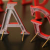 Red Metal Shop Letters (3)