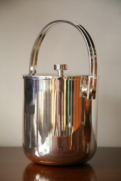 Silver Plated Ice Bucket by Lino Sabattini Argentina