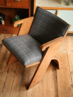 1930s Oak Side Chair (1)