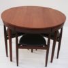 Dining Table and 4 Chairs by Hans Olsen for Frem Rojle Denmark1