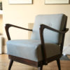 Grey 1950s Lounge Armchair