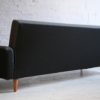 1950s Sofabed in Grey and Black Wool3