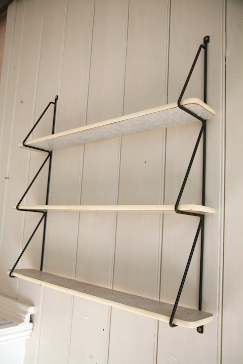 1950s Formica Wall Shelving 1