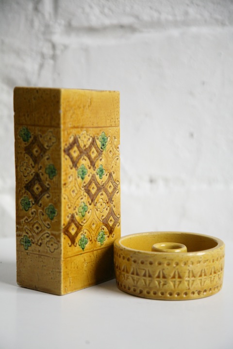 Bitossi Vase and Candle Holder