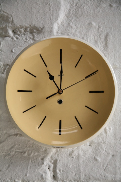 Ceramic 1960s Wall Clock by Smiths