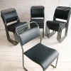 Industrial Stacking Chairs by Pel