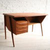 Teak 1960s Danish Desk 1