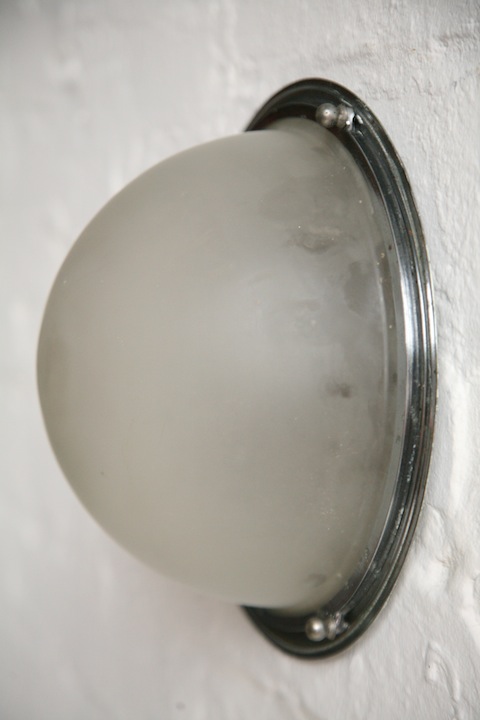 1930s Glass Wall Light
