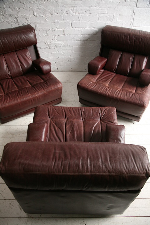 Tetrad Leather Chairs : Sofa
