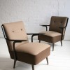 1950s Brown Lounge Chairs