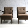 1950s Brown Lounge Chairs4