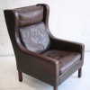 Borge Morgensen Leather Lounge Chair 1