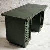 Vintage Industrial Green Metal Desk1