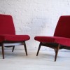 1960s Parker Knoll Red Chairs 2