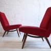 1960s Parker Knoll Red Chairs 3