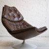 F585 Leather Lounge Chair by Geoffrey Harcourt for Artifort