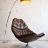 F585 Leather Lounge Chair by Geoffrey Harcourt for Artifort5