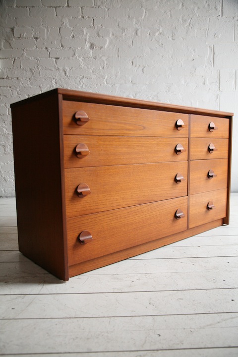 Teak Chest of Drawers by Stag