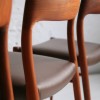 Danish Teak Dining Chairs by Niels Moller 3