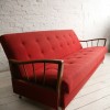 1950s Red Sofabed