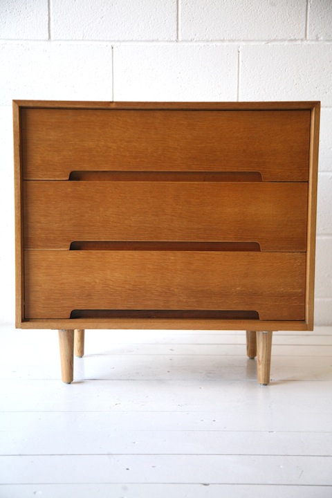 Oak Chest of 3 Drawers by Stag