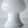 Vintage White Glass Table Lamp