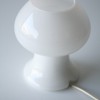 Vintage White Glass Table Lamp 2