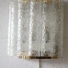1960s Large Glass Wall Lights by Doria German