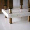 1970s Large Marble Brass Table Lamp3