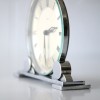 Art Deco Chrome Mantle Clock 1