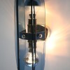 French 1950s Blue Glass Wall Lights 2