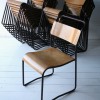 Set of 23 Industrial Stacking Chairs