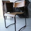 Set of 23 Industrial Stacking Chairs 1