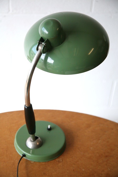 1930s Green Desk Lamp1