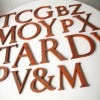28 Wooden Vintage Shop Letters Times Roman Font 2