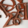 28 Wooden Vintage Shop Letters Times Roman Font  4