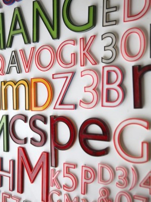 29 Vintage Plastic Shop Letters Gill Sans Font