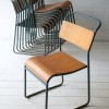 Industrial Blue Stacking Chairs1