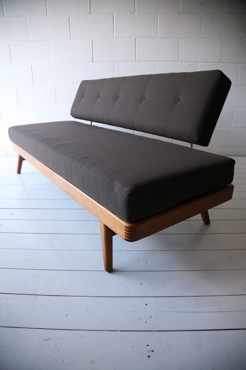 1950s Brown Daybed