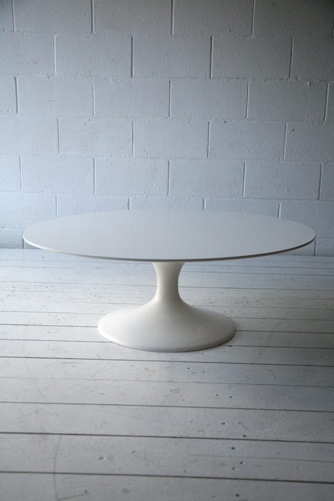1960s White Tulip Coffee Table