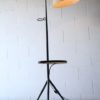 Large 1950s Floor Lamp with Side Table