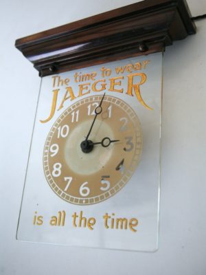 Vintage Jaeger Advertising Clock 5