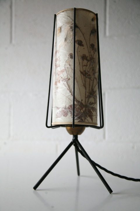 1950s Floral Lamp Lamp 1