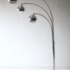 Large 1970s Chrome and Marble Floor Lamp1