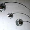 Large 1970s Chrome and Marble Floor Lamp2