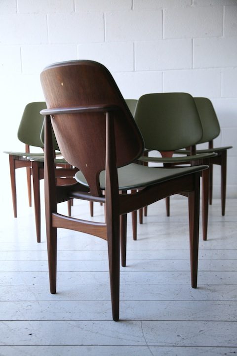 Set of 6 Teak Dining Chairs by Elliots of Newbury