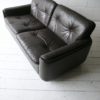 Vintage Brown Leather 2 Seater Sofa by Vatne Mobler